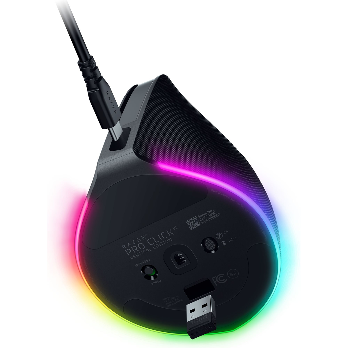 RAZER PRO CLICK V2 | WIRELESS VERTICAL ERGONOMIC MOUSE RZ01-05250100-R3A1 – TechCure India