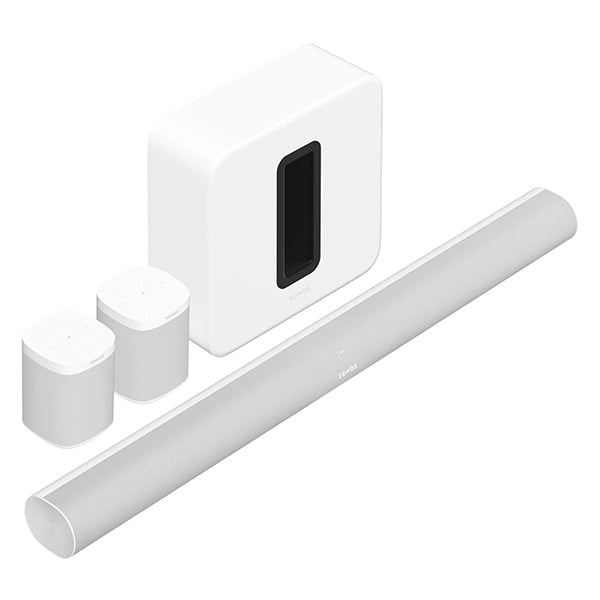 Sonos Surround Set - Sonos Arc, Sub & One SL - White – TechCure India