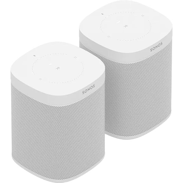 Sonos Two Room Set with All-New Sonos One - Smart Speaker with Alexa Voice Control Built-in (Black) - White – TechCure India
