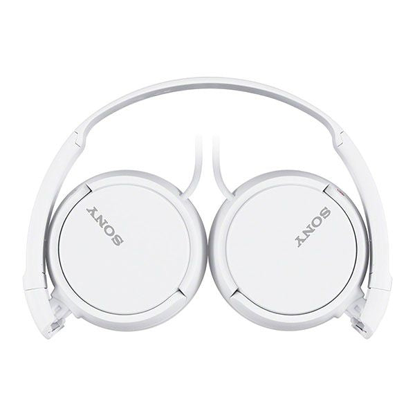 Sony MDR-ZX110AP On-Ear Stereo Headphones with Mic - White – TechCure India