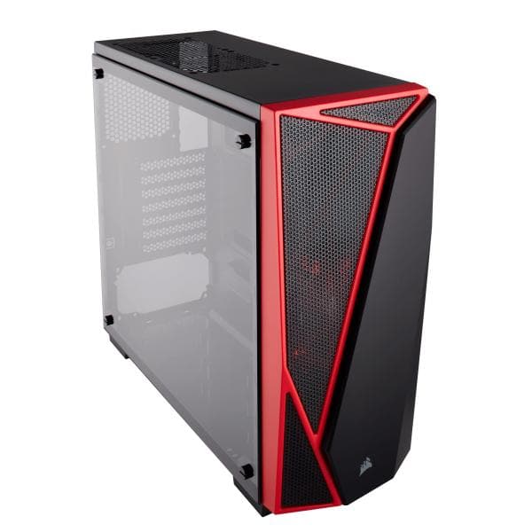 CORSAIR Spec 4 ATX Mid Tower Cabinet ( Black/Red ) - 2