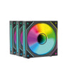 ANT ESPORTS Stackerflow 120mm ARGB Cabinet Fan ( Black ) ( Triple Pack ) - 2