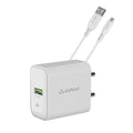 Stuffcool Flow 22.5W Universal Fast Charger w/ 5A Type C to A Cable – TechCure India