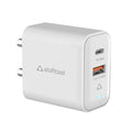 Stuffcool Flow 30 Type C Power Delivery + USB A 30 W Adapter, White – TechCure India