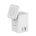 Stuffcool Magic 2 in 1 Magnetic Wireless Charging Station With Type C Ouput. – TechCure India