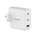 Stuffcool Nomad GaN Charger 102W PD PPS Supports Super Fast Charging 2.0, Charges macbooks, laptops, DSLRs, Gaming Console, with Exchangeable EU, USA, and UK pins Works with 100+ Countries – TechCure India