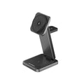 Stuffcool Rover Foldable 3 in 1 Magnetic Wireless Charging Station, Made with Anodised Aluminium, Perfect for iPhone 15/14/13/12 Series, Apple Watch, airpods, Includes 18W QC3.0 Wall Charger – TechCure India