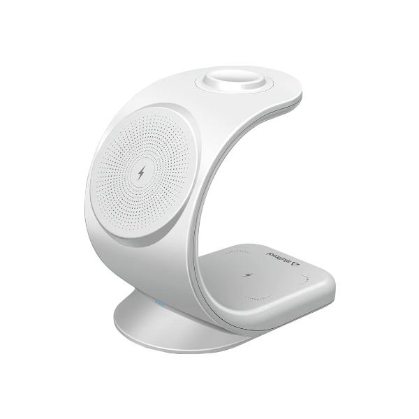 Stuffcool WC360 Magnetic 3-in-1 Wireless Charging Station With 18W QC3.0 Wall Charger included – TechCure India