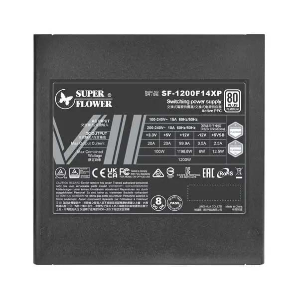 Super Flower Leadex VII Platinum PRO 1200W ATX 3.0 Fully Modular Power Supply – TechCure India