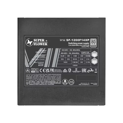 Super Flower Leadex VII Platinum Pro 1200W ATX 3.1 Modular SMPS – TechCure India