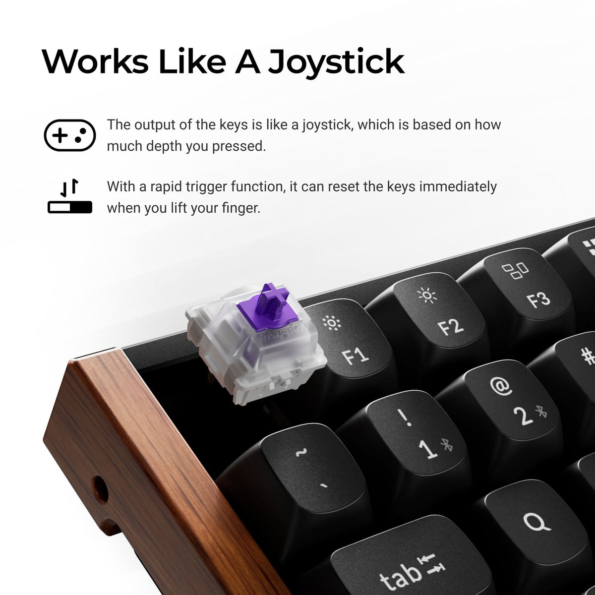 Keychron K2 HE Wireless Magnetic Switch Custom Keyboard – TechCure India