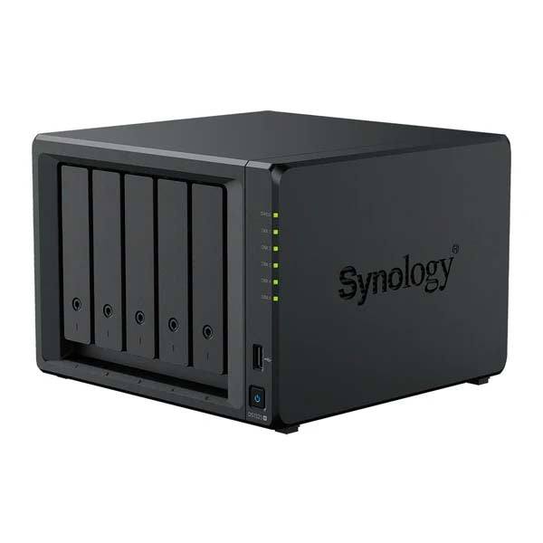 Synology DiskStation DS1525+ 5 Bay Network Attached Storage Enclosure (Black) – TechCure India