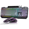 AULA T102 Full Size Membrane Wired Gaming Keyboard and Mouse Combo ( Black Panel | Grey Keycaps )