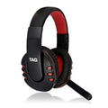 TAG GAMERZ USB-400 over The Ear Wired Headphone with Mic (Black) – TechCure India