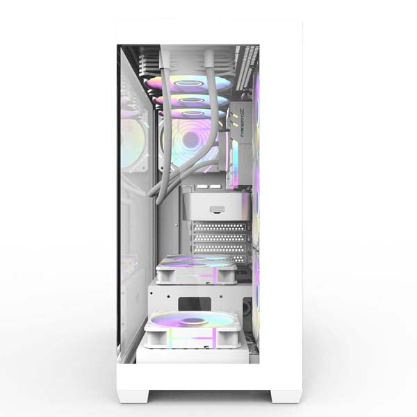 TAG Gamerz Luminor RGB ATX Mid-Tower Cabinet (White) – TechCure India