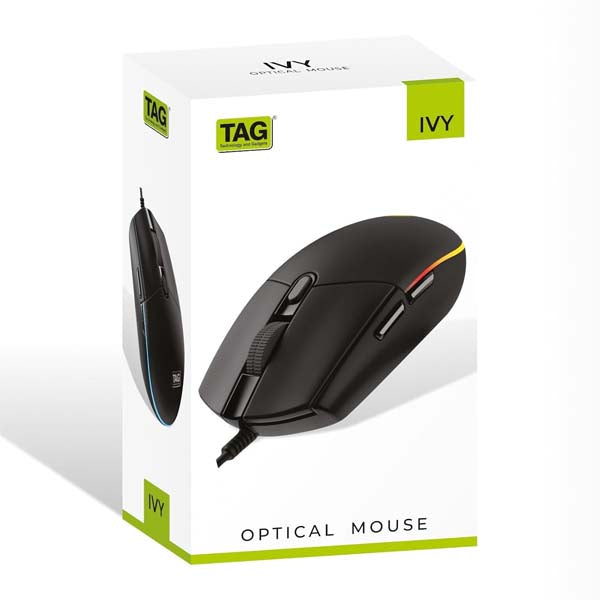 TAG Ivy Wired Gaming Mouse – TechCure India