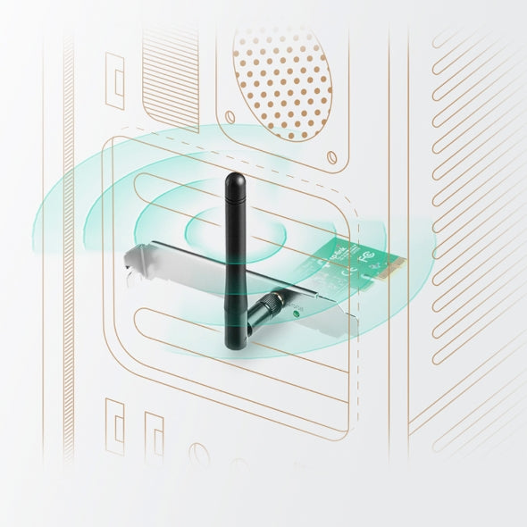 TPLink TL-WN781ND 150Mbps Wireless N PCI Express Adapter - 3