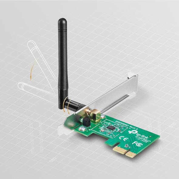 TPLink TL-WN781ND 150Mbps Wireless N PCI Express Adapter - 4