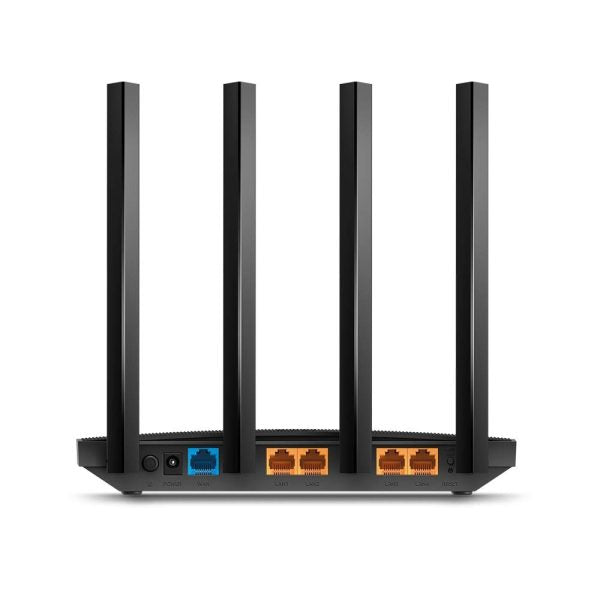 TP-Link Archer C6 MU-MIMO Gigabit 1200 Mbps Wireless Router (Black) – TechCure India