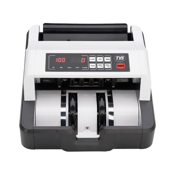 TVS ELECTRONICS 232 Classic Heavy-Duty Note Counter | Fully Automatic Money Counting Machine | 1200 Notes/Min Speed | Mg, UV & IR Fake Note Detector | Compatible with New & Old Currency Counter – TechCure India