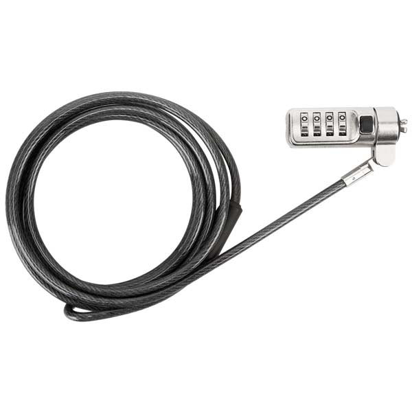 Targus DEFCON ASP66GLX-S Cable Lock For Notebook 1.98 m Cable (Black) – TechCure India