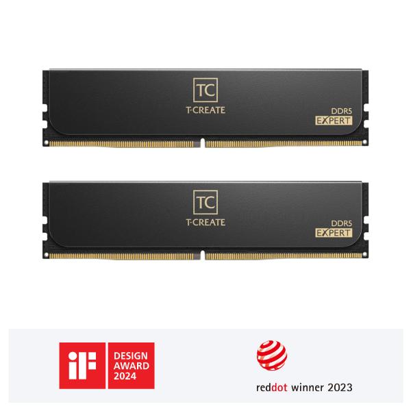 TeamGroup 64GB T-Create Expert DDR5 6400 MHz CL34 UDIMM Memory Kit (2 x 32GB, Black) – TechCure India