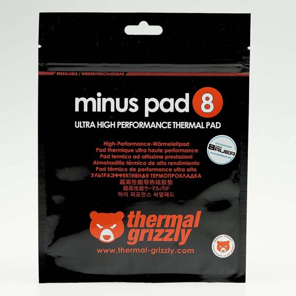 Thermal Grizzly Minus Pad 8 Thermal Pad (30x30x1.5mm) – TechCure India