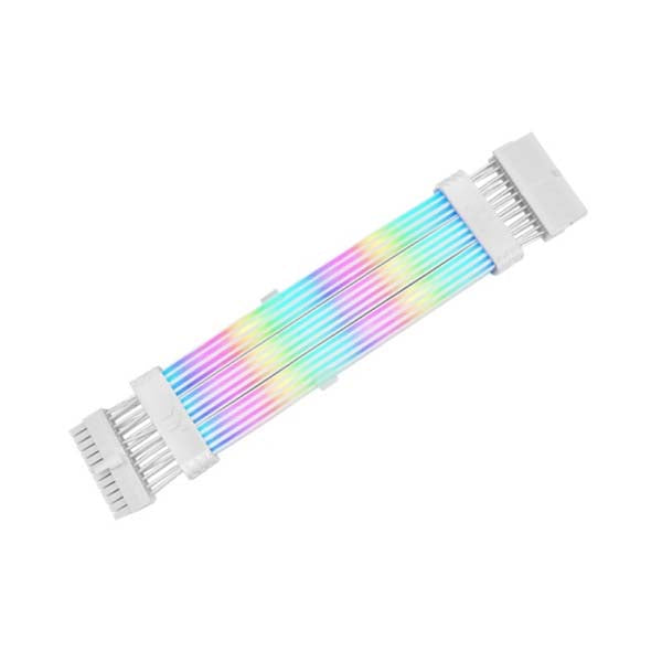 ThermalTake 24 pin ARGB Strimmer Cable Snow (AC-081-CN6NAN-A1) – TechCure India