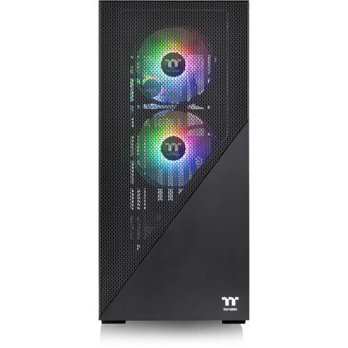 Thermaltake Divider 370 TG ARGB Mid Tower Chassis (Black) – TechCure India