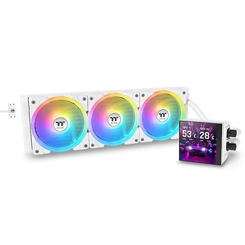 Thermaltake Magfloe 360 Ultra ARGB Sync Snow Edition CPU Liquid Cooler – TechCure India