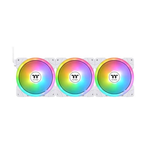 Thermaltake Swafan EX12 ARGB Sync White Cabinet Fan (Triple Pack) – TechCure India
