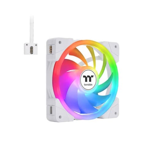 Thermaltake Swafan EX12 ARGB Sync White Cabinet Fan (Triple Pack) – TechCure India