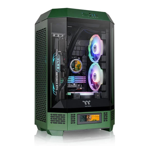 Thermaltake The Tower 300 Racing Green (M-ATX) Mini Tower Cabinet – TechCure India