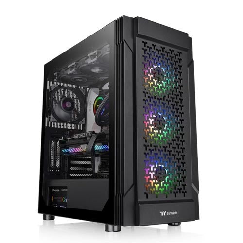 Thermaltake Versa T27 TG ARGB Mid Tower Chassis (Black) – TechCure India