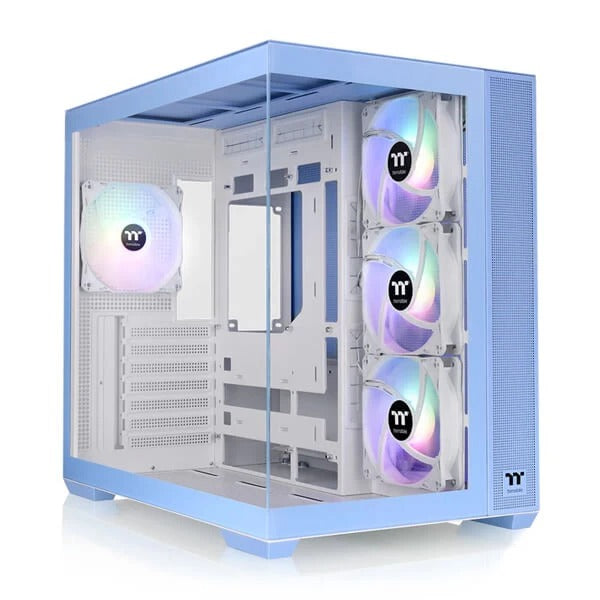 Thermaltake View 380 TG ARGB (ATX) Mid Tower Cabinet (Hydrangea Blue) – TechCure India