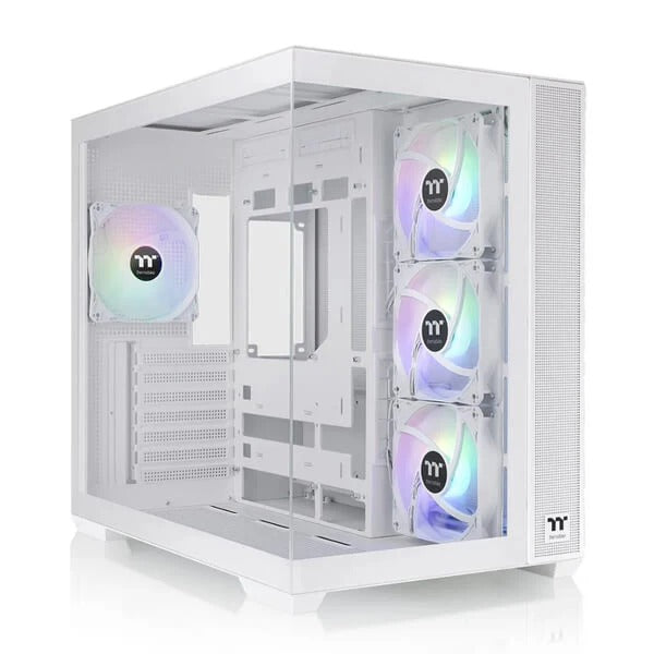 Thermaltake View 380 TG ARGB Snow (ATX) Mid Tower Cabinet (White) – TechCure India
