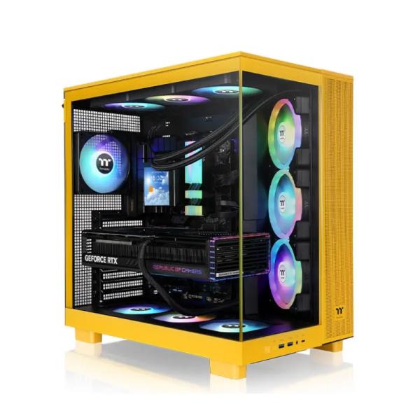 Thermaltake View 380 XL TG ARGB Bumblebee Mid Tower Cabinet – TechCure India