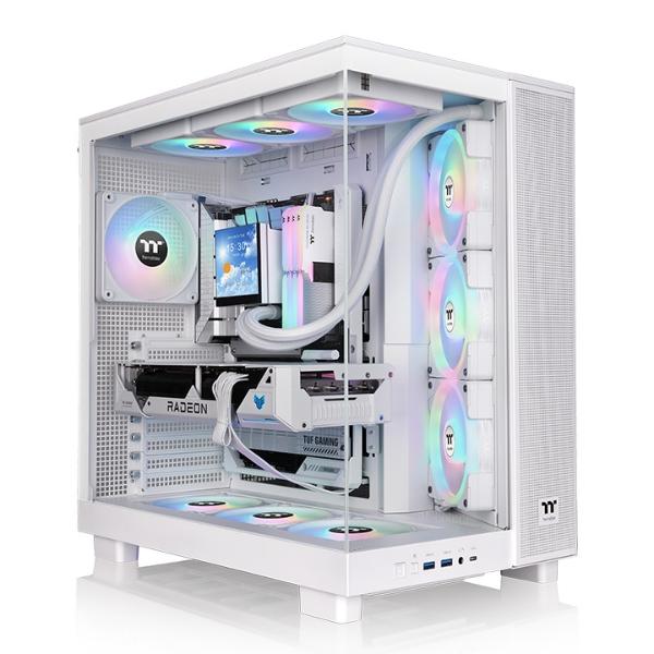 Thermaltake View 380 XL TG ARGB Mid Tower Chassis (Snow) – TechCure India