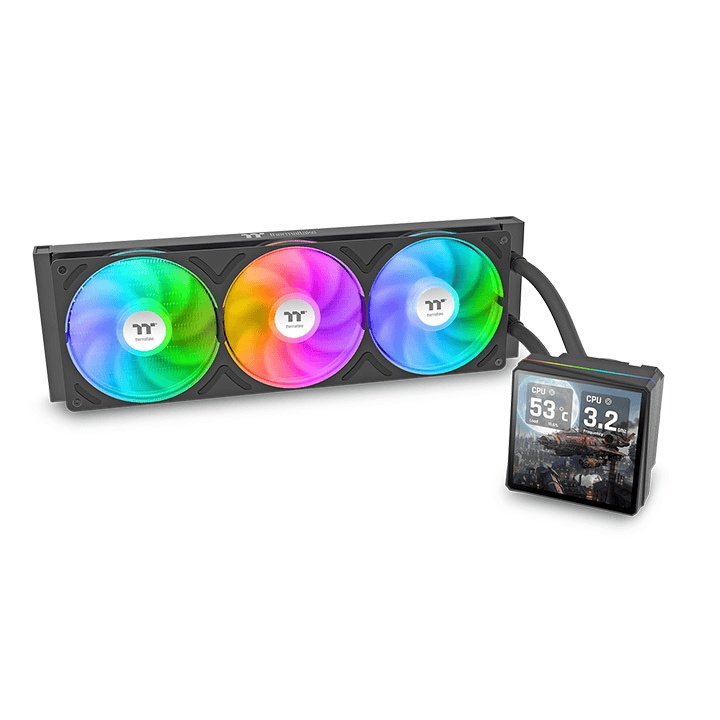 Thermaltake TH360 V3 Ultra ARGB 360mm CPU Liquid Cooler Black – TechCure India