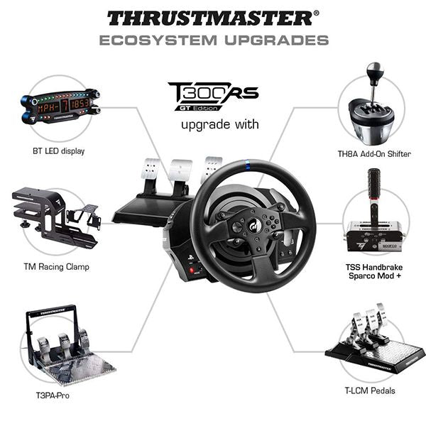 Thrustmaster T300 RS GT Edition | Racing Game Wheel | Force Feedback | PS5/PS4/PC – TechCure India