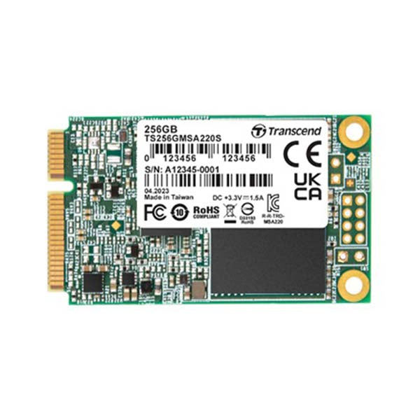 Transcend 220S 256GB SATA III 6Gb/s mSATA Internal SSD – TechCure India