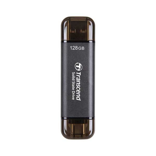 Transcend 310C 128GB USB C & USB A External Portable SSD – TechCure India