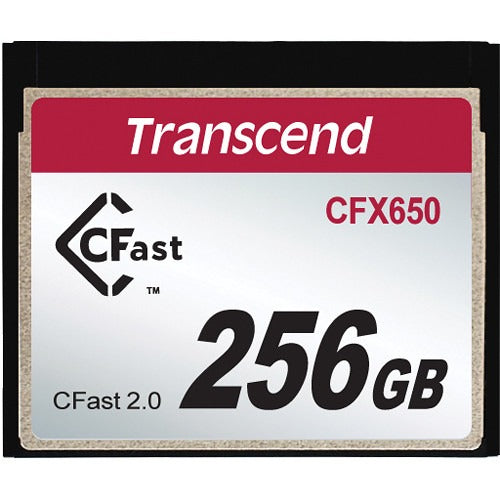 Transcend CFX650 256GB CFast 2.0 Flash Memory Card – TechCure India