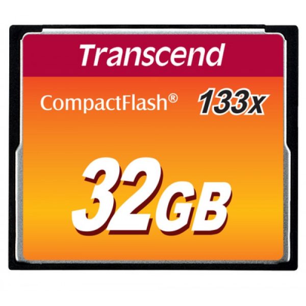 Transcend CompactFlash 133x 32GB Flash Card – TechCure India