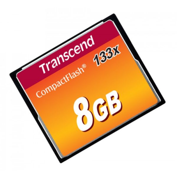 Transcend CompactFlash 133x 8GB Flash Card – TechCure India