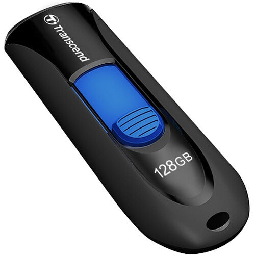 Transcend JetFlash 790 128GB Flash Drive (Black) – TechCure India