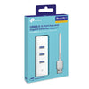 TPLink UE330 USB 3.0 3-Port Hub & Gigabit Ethernet Adapter 2 in 1 USB Adapter - 4