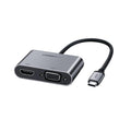 UGREEN 4K 30Hz USB-C to HDMI, VGA, USB 3.0 Adapter Converter with Type-C Port Power Delivery PD Protocol for Laptops, Monitors, Projectors – TechCure India