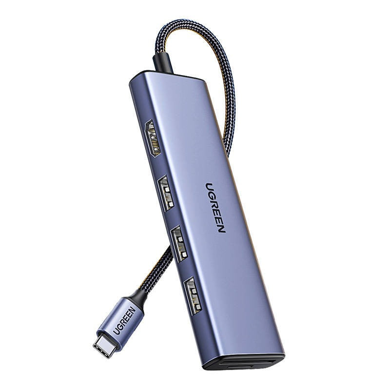 UGREEN CM511 USB-C to HDMI HUB Adapter, 3x USB-A 3.0 – TechCure India