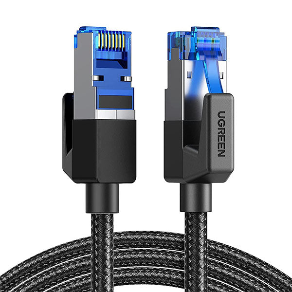 UGREEN Cat 8 Ethernet Cable Braided Cat8 RJ45 Network LAN Cord High Speed Compatible for Gaming PS5 PS4 Xbox One PS3 Modem Router PC Laptop 15FT(Black) – TechCure India
